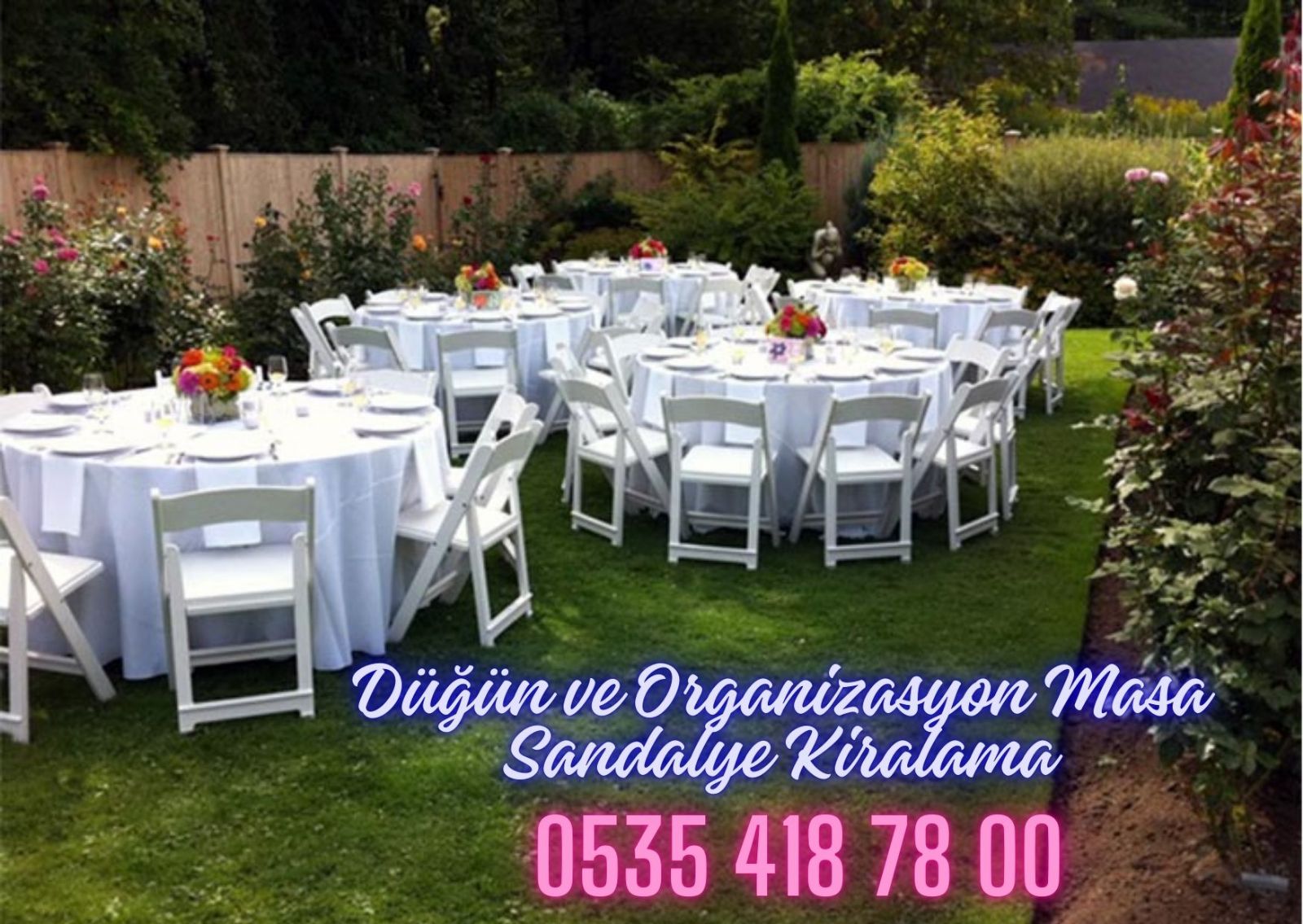 Küçükçekmece Masa Sandalye Kiralama Fiyatları